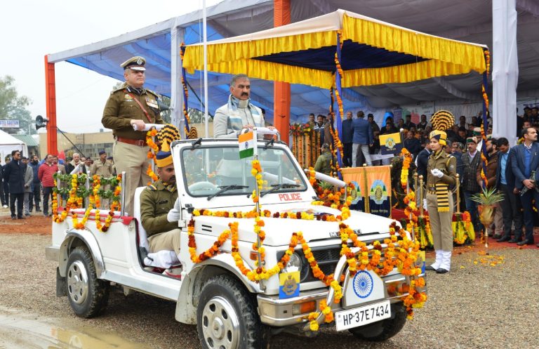 सुखविंदर सिंह सुक्खू ने 53वें राज्य स्तरीय पूर्ण राज्यत्व दिवस समारोह की अध्यक्षता की