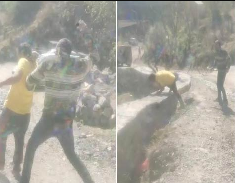 Himachal : पंचायत उप प्रधान पर हमला, गैंती से हमले के बाद ढांक में गिरने की तस्वीर……..