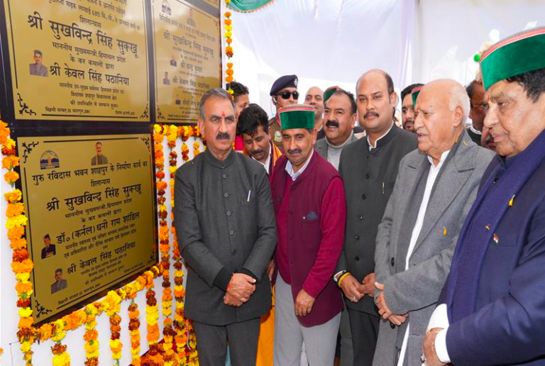मुख्यमंत्री ने शाहपुर में 30.9 करोड़ रुपये की विकास परियोजनाओं की आधारशिला रखीं…