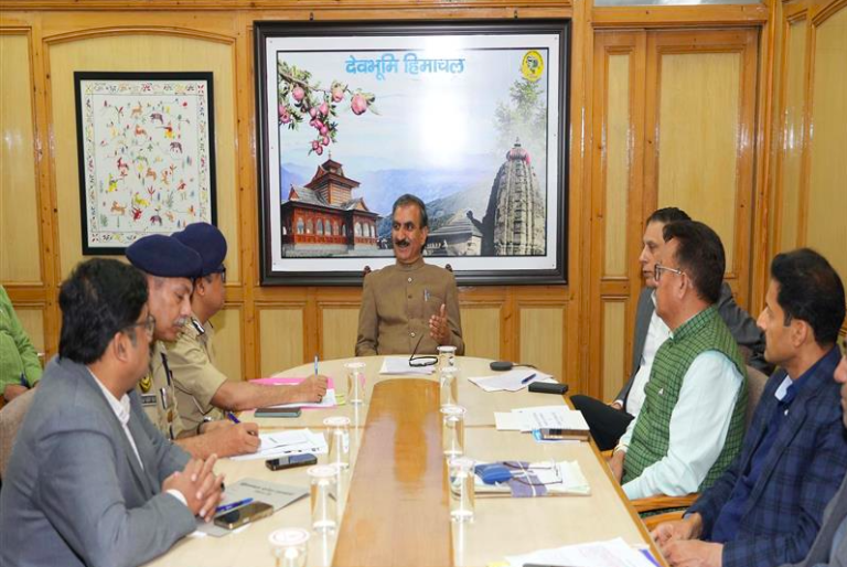 मुख्यमंत्री ने की उच्च स्तरीय बैठक की अध्यक्षता…