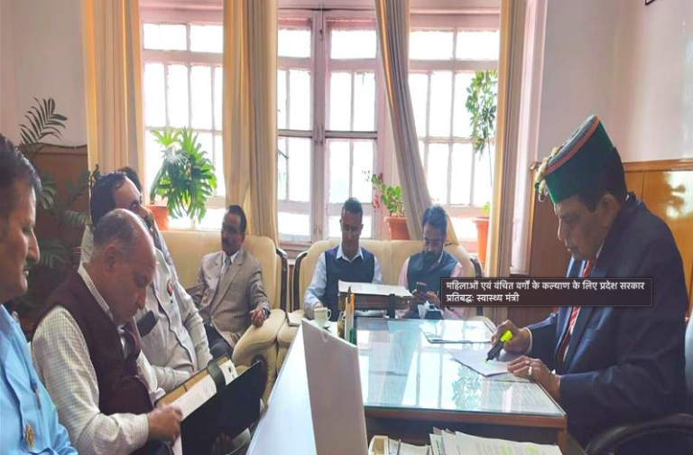 महिलाओं एवं वंचित वर्गों के कल्याण के लिए प्रदेश सरकार प्रतिबद्धः स्वास्थ्य मंत्री…