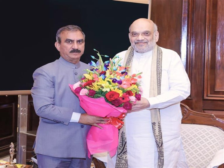 मुख्यमंत्री ने आपदा प्रभावित हिमाचल के लिए उदार केंद्रीय सहायता का आग्रह किया