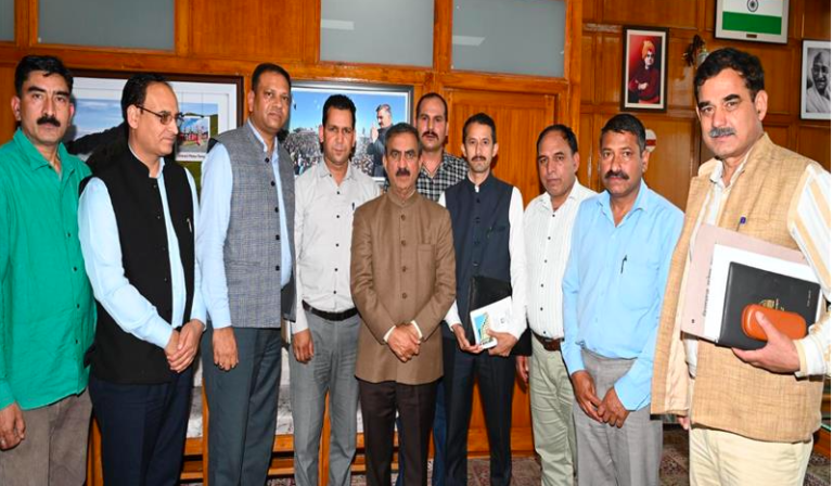 हिमाचल प्रदेश पर्यटन विकास निगम कर्मचारी संघ ने मुख्यमंत्री से भेंट की…