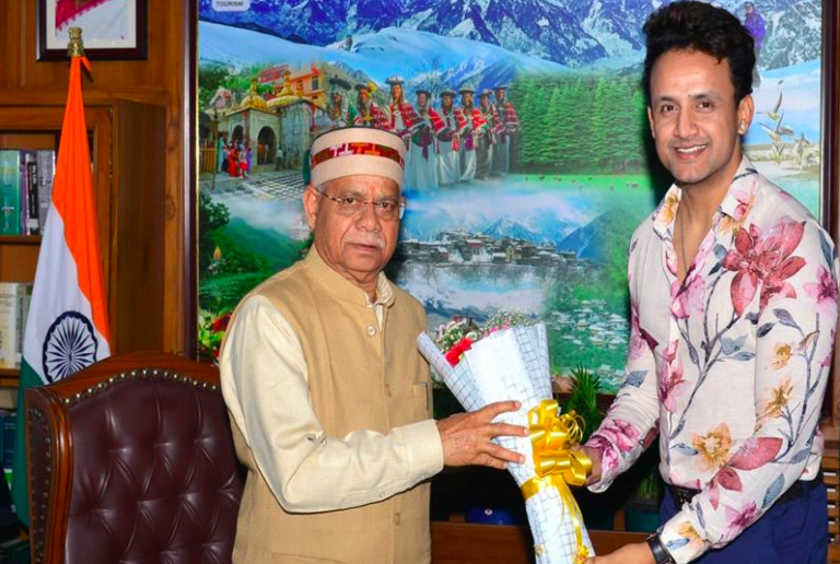 राज्यपाल से युवा गायक ने की भेंट…