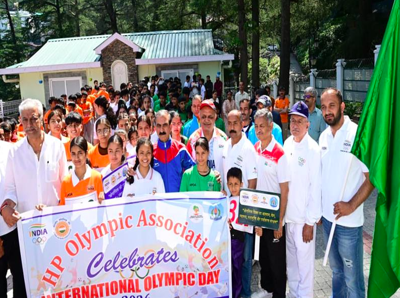 अंतरराष्ट्रीय ओलंपिक दिवस पर मुख्यमंत्री ने ओलंपिक मैराथन को दिखाई हरी झंडी...